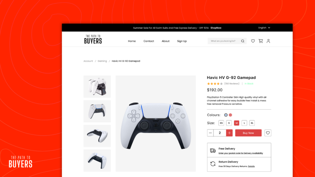 eCommerce Product Page 